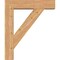 Ekena Millwork Traditional Block Smooth Bracket w/ Offset Brace, Western Red Cedar, 7 1/2"W x 32"D x 38"H BKT0806X32X38TRA05SWR - alternate 2